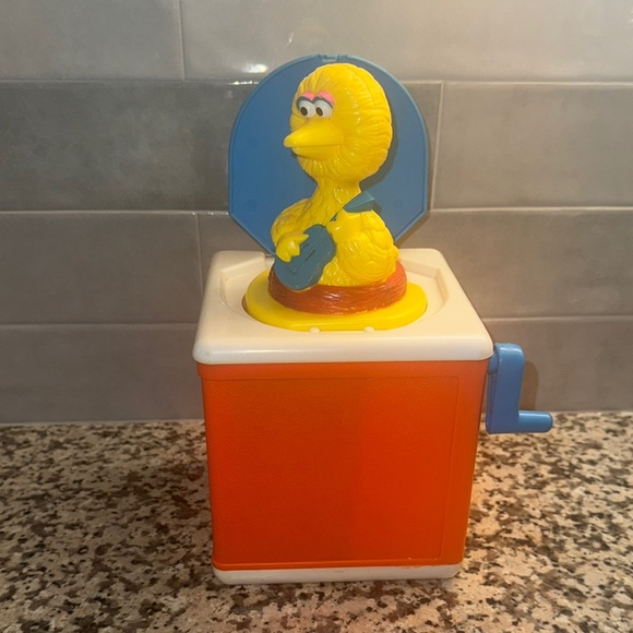 Vintage Big Bird Jack in the Box - Picture 1 of 6
